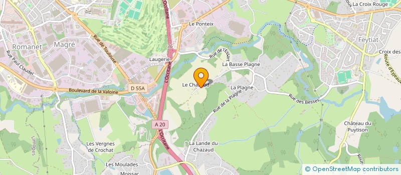 localisation de l'entreprise MADAME CHLOE SPORTIELLO à FEYTIAT