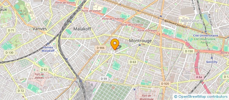 localisation de l'entreprise MADAME CHLOE SPRINSKI  MONTROUGE