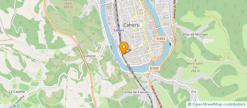 localisation de l'entreprise MADAME CHLOE SUBORNAT  CAHORS