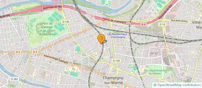 localisation de l'entreprise MADAME CHLOE TAMOUD  CHAMPIGNY-SUR-MARNE