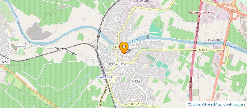 localisation de l'entreprise MADAME CHLOE TAVER  RIVESALTES