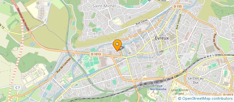 localisation de l'entreprise MADAME CHLOE TEFFOT  EVREUX