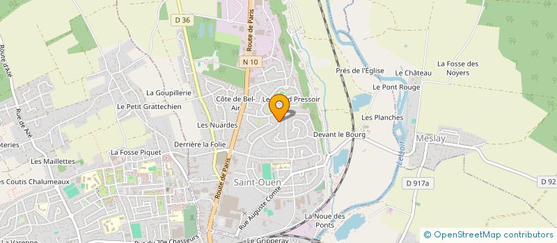 localisation de l'entreprise MADAME CHLOE TELUZZI  SAINT-OUEN