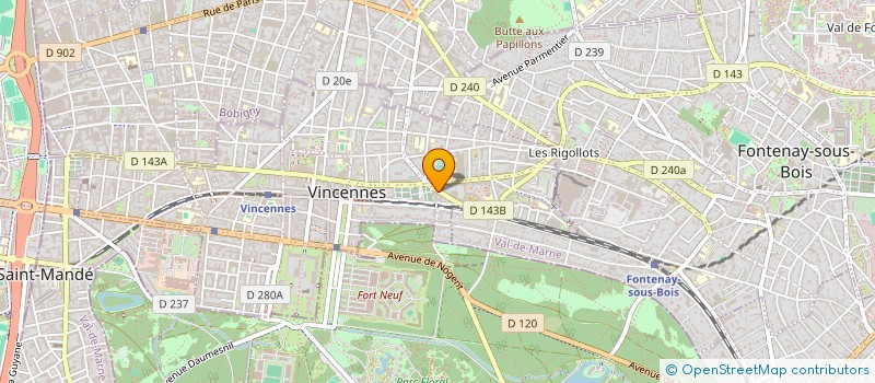 localisation de l'entreprise MADAME CHLOE TESSIER à VINCENNES