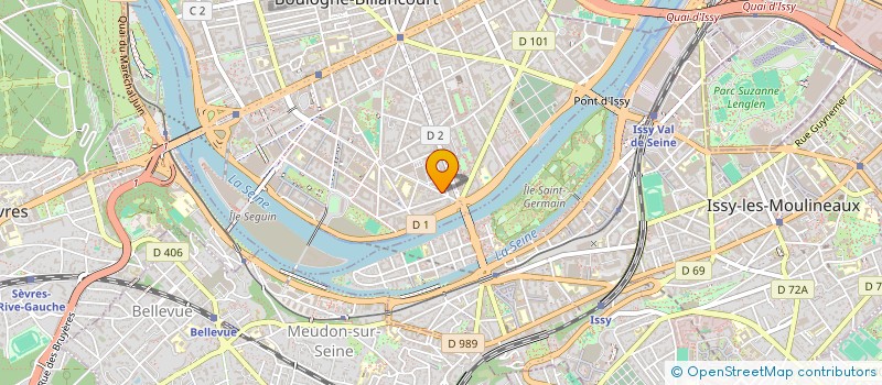 localisation de l'entreprise MADAME CHLOE TESSON  BOULOGNE-BILLANCOURT