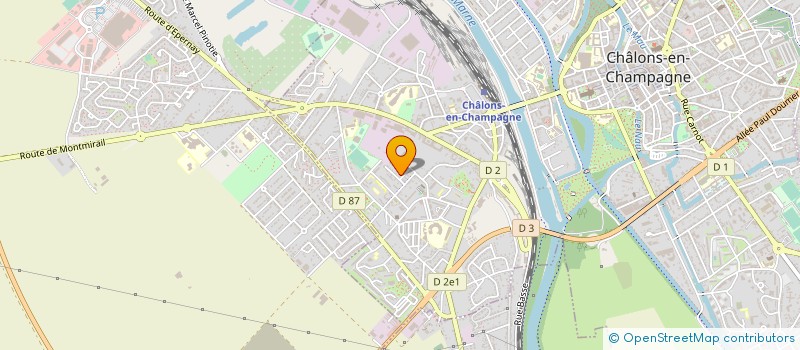 localisation de l'entreprise MADAME CHLOE THENIERE  CHALONS-EN-CHAMPAGNE