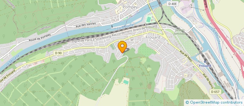 localisation de l'entreprise MADAME CHLOE THIERY  FROUARD