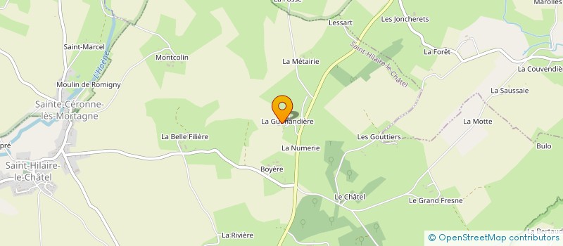 localisation de l'entreprise MADAME CHLOE TISON à LE MELE-SUR-SARTHE