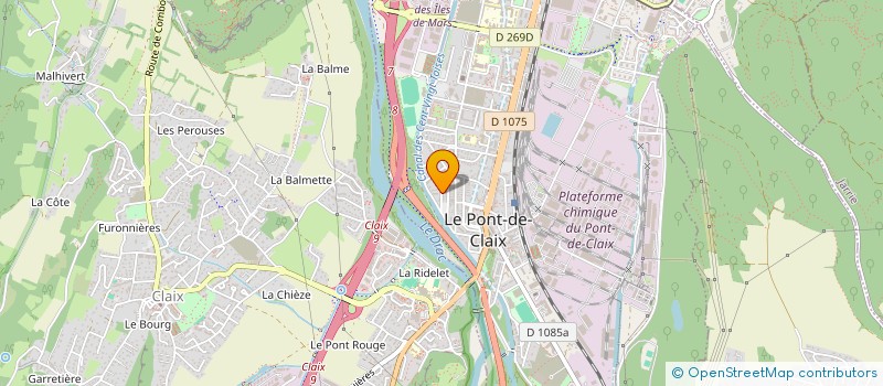 localisation de l'entreprise MADAME CHLOE TOCABEN  LE PONT-DE-CLAIX