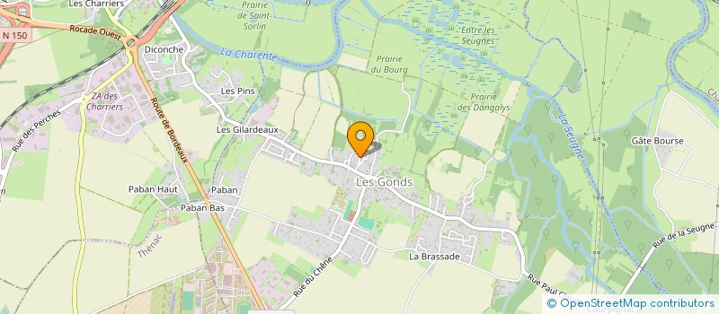 localisation de l'entreprise MADAME CHLOE TOMBU  LES GONDS