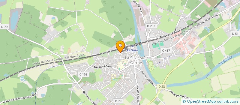 localisation de l'entreprise MADAME CHLOE TONDEUX  LA SUZE-SUR-SARTHE