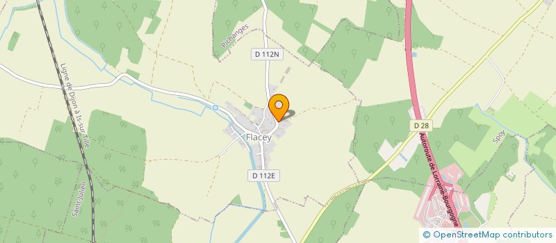 localisation de l'entreprise MADAME CHLOE TOUSSAINT  FLACEY