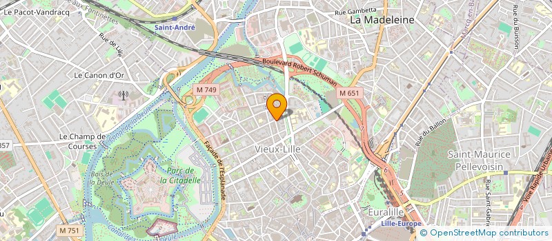 localisation de l'entreprise MADAME CHLOE TRANCHANT à LILLE