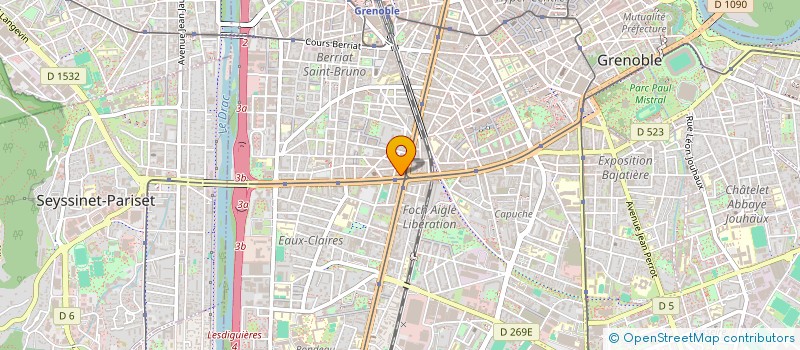 localisation de l'entreprise MADAME CHLOE TRICOT à GRENOBLE