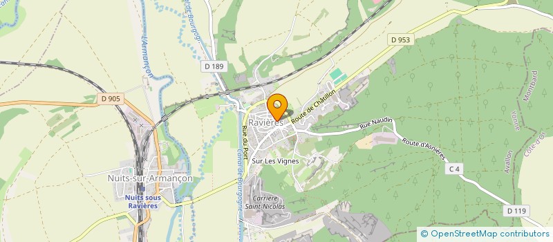 localisation de l'entreprise MADAME CHLOE TRINQUART  RAVIERES