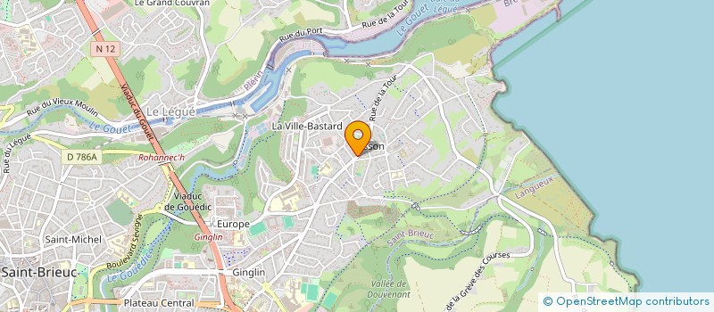 localisation de l'entreprise MADAME CHLOE VAILLE à SAINT-BRIEUC