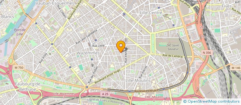 localisation de l'entreprise MADAME CHLOE VALENTI à LILLE