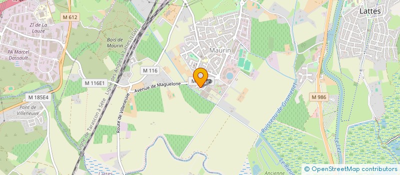 localisation de l'entreprise MADAME CHLOE VALVERDE à LATTES