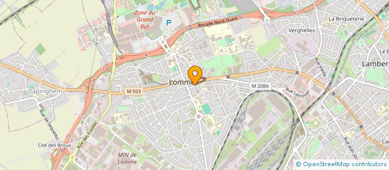 localisation de l'entreprise MADAME CHLOE VAN HULLE  LILLE