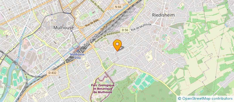 localisation de l'entreprise MADAME CHLOE VAN STRAATEN  MULHOUSE