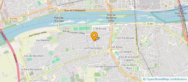 localisation de l'entreprise MADAME CHLOE VANDENABEELE à ORLEANS