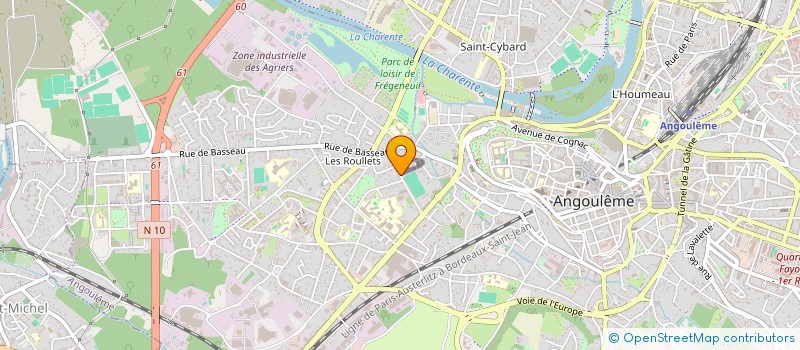 localisation de l'entreprise MADAME CHLOE VANMELLAERT à ANGOULEME