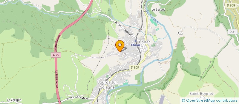 localisation de l'entreprise MADAME CHLOE VAYSSIER  LES SALCES