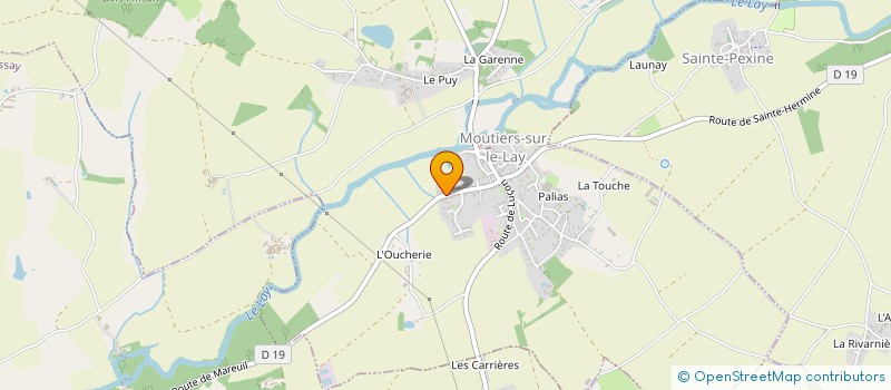 localisation de l'entreprise MADAME CHLOE VAZEL à MOUTIERS-SUR-LE-LAY