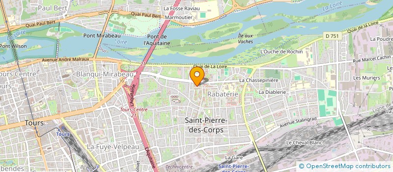 localisation de l'entreprise MADAME CHLOE VEAUVY  SAINT-PIERRE-DES-CORPS