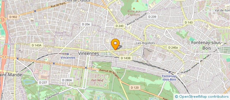 localisation de l'entreprise MADAME CHLOE VENTURA à VINCENNES