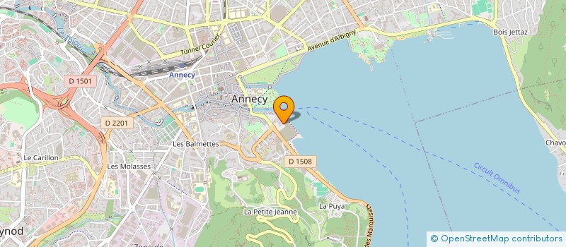 localisation de l'entreprise MADAME CHLOE VERDEIL  ANNECY