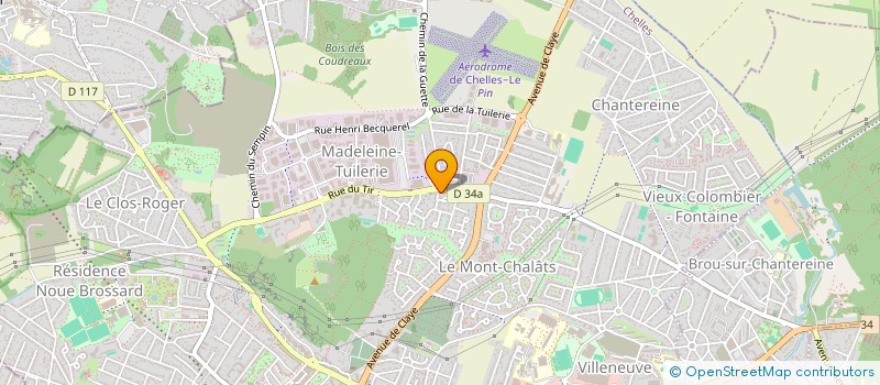 localisation de l'entreprise MADAME CHLOE VERITE  CHELLES