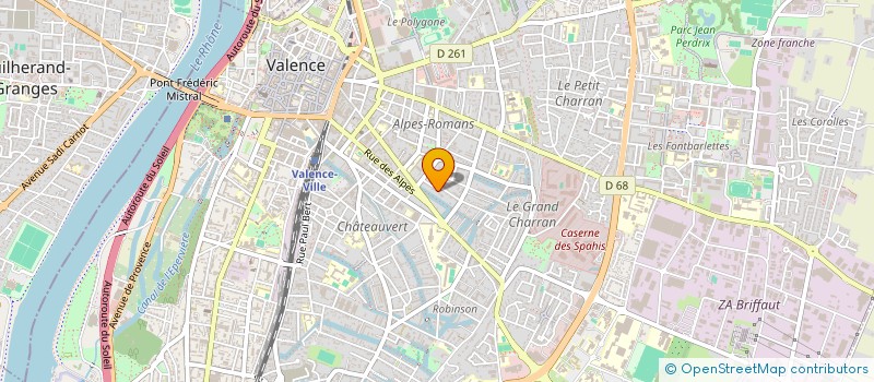 localisation de l'entreprise MADAME CHLOE VERNIER à VALENCE