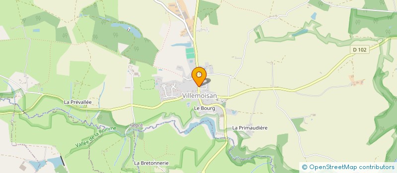 localisation de l'entreprise MADAME CHLOE VIAUD  BECON-LES-GRANITS