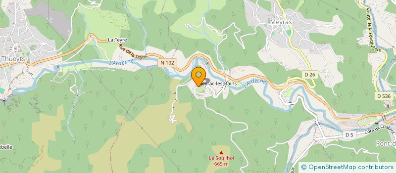 localisation de l'entreprise MADAME CHLOE VIDIL  MEYRAS