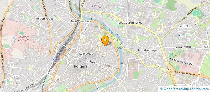 localisation de l'entreprise MADAME CHLOE VIGNER  POITIERS