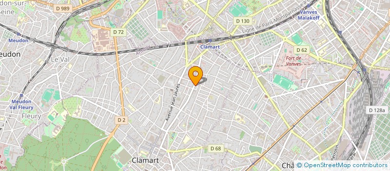 localisation de l'entreprise MADAME CHLOE VILLAIN  CLAMART