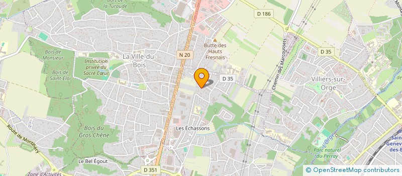 localisation de l'entreprise MADAME CHLOE VINOT PREFONTAINE à LONGPONT-SUR-ORGE