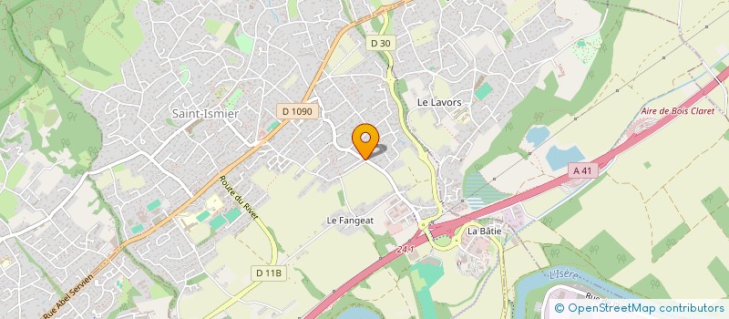 localisation de l'entreprise MADAME CHLOE VONGSAVADY  SAINT-ISMIER