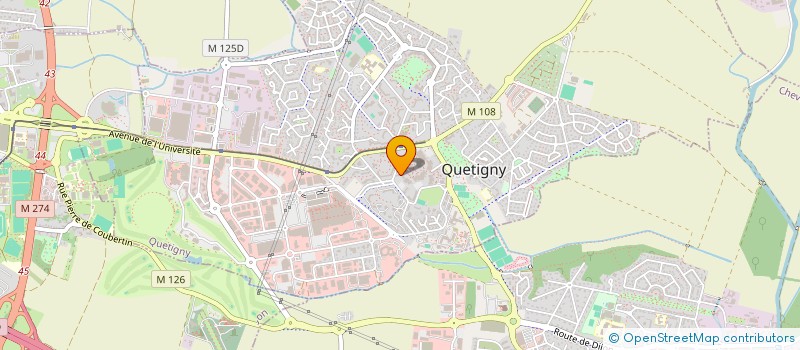 localisation de l'entreprise MADAME CHLOE VU VAN à QUETIGNY