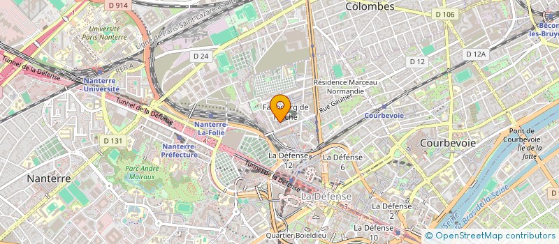 localisation de l'entreprise MADAME CHLOE WITZ à COURBEVOIE