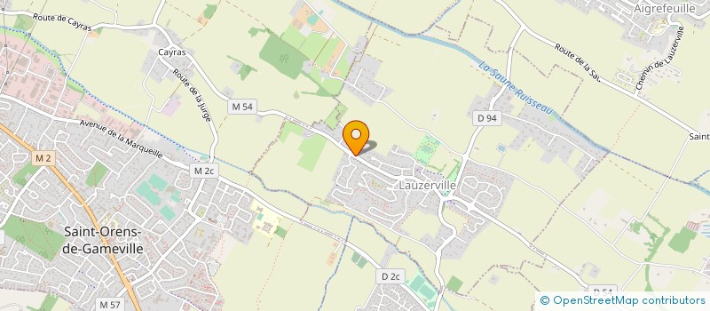 localisation de l'entreprise MADAME CHLOE WYSOCKI  LAUZERVILLE