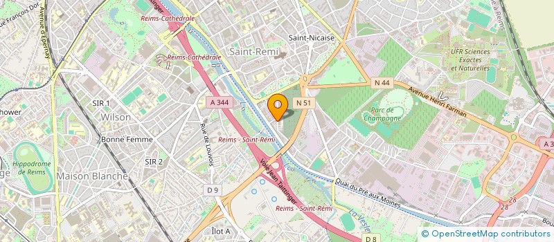 localisation de l'entreprise MADAME CHLOE ZANARDI  REIMS