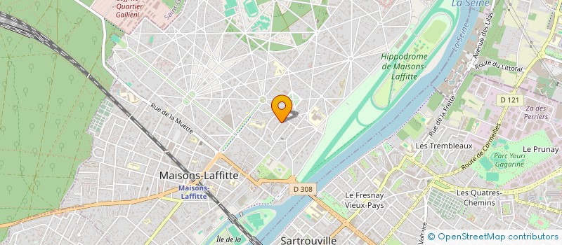 localisation de l'entreprise MADAME CHLOE ZOUARI  MAISONS-LAFFITTE