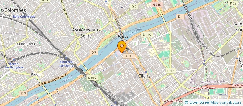 localisation de l'entreprise MADAME CHLOEA VANDENBOSSCHE à CLICHY