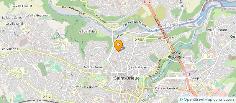localisation de l'entreprise MADAME CHLOECATHERINE PILORGE à SAINT-BRIEUC