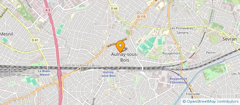 localisation de l'entreprise MADAME CHLOEE GUDIN à AULNAY SOUS BOIS