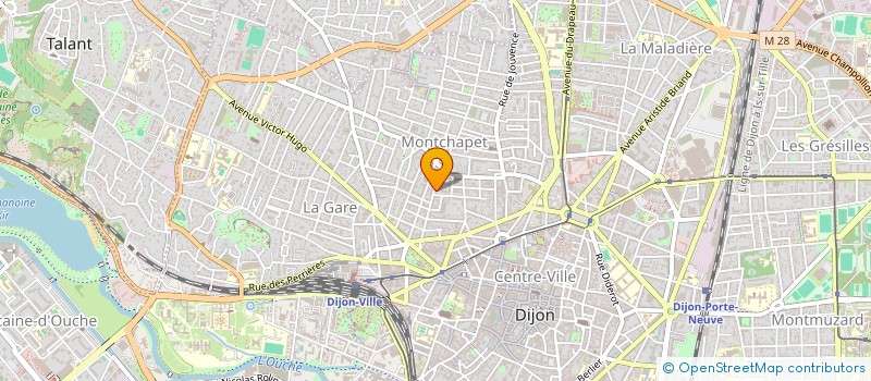 localisation de l'entreprise MADAME CHLOEE LEROY  DIJON