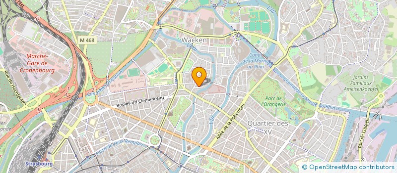 localisation de l'entreprise MADAME CHLORIS CREFF à STRASBOURG
