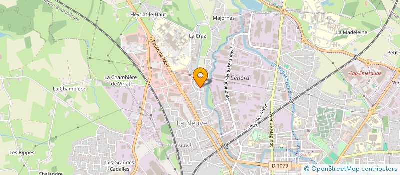 localisation de l'entreprise MADAME CHLORIS VIEUX  VIRIAT